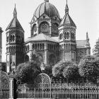 Nowa Synagoga spalona w czasie Nocy Kryształowej.  Autor: Fundacja Bente Kahan
