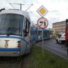 Wykolejenie tramwaju na Tarnogaju  Autor: Zdjęcia dzięki Pomoc Drogowa...