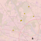 Mapa z odnotowanymi przypadkami ASF wśród zwierząt  Autor:...