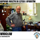 Pan Jan z pasją naprawia maszyny do szycia i aparaty. Robi to fantastycznie, w krótkim...