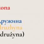słowo polskie/zapis po ukraińsku/słowo ukraińskie/możliwa pomyłka
  
 ZOBACZ WIĘCEJ...