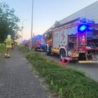 Pożar w Alei Bielany. Ogień w sklepie meblowym  Autor: OSP KSRG Gniechowice