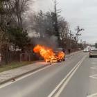 Pożar auta na Pełczyńskiej  Autor: Pomoc Drogowa AUTO-HARD