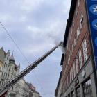 Wrocław: Pożar na Kościuszki. Trwa akcja straży pożarnej  Autor: Jakub Jurek\