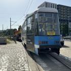 Wypadek dwóch tramwajów na Legnickiej na wysokości placu Strzegomskiego  Autor:...