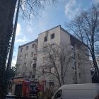 Pożar przy Ulanowskiego  Autor: Elżbieta Goman