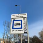 Nowe oznakowanie przystanku 