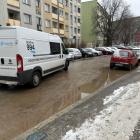 Awaria wodociągowa na Inowrocławskiej  Autor: Askaniusz Polcyn