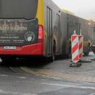 Objazd dla autobusów na Pomorskiej  Autor: Jakub Jurek