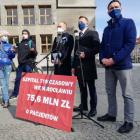 Posłowie opozycji po kontroli w szpitalu  Autor: Marta Gołębiowska