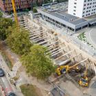 Wykop przy Powstańców Śląskich będzie miał 15,5 metra głębokości / fot. Archicom