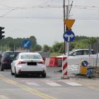 Skrzyżowanie Kosmonautów i Fieldorfa - kłopotliwa organizacja ruchu zastępczego  Autor:...
