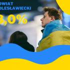 Udział obywateli Ukrainy w ogólnej liczbie ludności powiatów. Sprawdź kolejne powiaty...