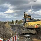 Przebudowa trasy autobusowej na Jagodno.  Autor: Wrocławskie Inwestycje