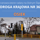 Kolejne miejsce na drodze nr 36 z Wrocławia do Lubina to wieś Osiek, tuż przed Lubiem....