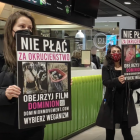Protest weganek w galeriach handlowych  Autor: mat. pras.