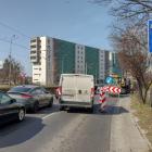 Remont nawierzchni sparaliżował ruch na alei Hallera we Wrocławiu.  Autor: Andrzej...
