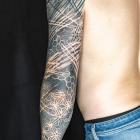 I MIEJSCE NAJLEPSZY TATUAŻ GEOMETRYCZNY. ARTYSTA: TOHAEL TATTOO STUDIO-MAD KROLIK...