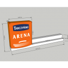 Tarczyński Arena Wrocław - betonowe siedziska na esplanadzie (projekt)  Autor: mat. pras.