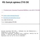 Jacek Sutryk dostał mejla z pogróżkami.  Autor: FB prezydenta Jacka Sutryka