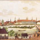 Widok na Stare Miasto od strony dzisiejszych Mostów Uniwersyteckich  Autor: fotopolska.eu