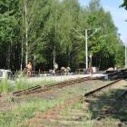 Miejsce, gdzie nowe torowisko wzdłuż Kosmonautów łączy się ze starym  Autor: mgo