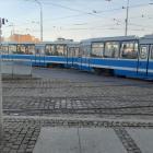 Wykolejenie tramwaju na Nadodrzu  Autor: Konrad Maksymowicz