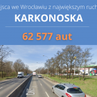 Co ciekawe, aleją Karkonoską o kilka tysięcy samochodów dziennie jedzie z Wrocławia w...