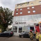Pożar hotelu Campanile we Wrocławiu  Autor: Jakub Jurek