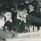 Zajęcia szachowe we wrocławskim klubie żydowskim.  Autor: Zbiory Muzeum Historii Żydów...