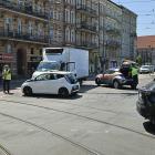 Wrocław: Wypadek na pl. Bema. Utrudnienia dla kierowców i pasażerów MPK  Autor: k