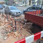 O krok od tragedii. Na ulicy Traugutta zawalił się balkon  Autor: Iza Krystian Kwiatkowscy