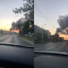 Pożar na Przedmieściu Oławskim  Autor: AW