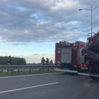 Wypadek na AOW koło Magnic - utrudnienia  Autor: Internauta