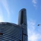 Ćwiczenia straży pożarnej przy Sky Towerze  Autor: Jakub Jurek