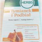 HERBS, Tymianek i Podbiał, masa netto: 30g (12 pastylek), numer partii: 31722, data...