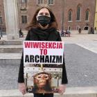 Aktywiści protestowali przeciwko testom na zwierzętach  Autor: Anna Plebańska