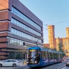 Tramwaj przy Narodowym Forum Muzyki  Autor: MPK Wrocław