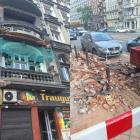 O krok od tragedii. Na ulicy Traugutta zawalił się balkon  Autor: Iza Krystian Kwiatkowscy