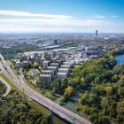 Tak ma wyglądać osiedle Apartamenty Krakowska obok skrzyżowania Alei Wielkiej Wyspy i...