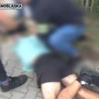 Kadry z nagrania monitoringu / fot. Dolnośląska Policja