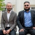 Prof. Bartosz Kaźmierczak i dr inż. Demis Pandelidis z Politechniki Wrocławskiej....