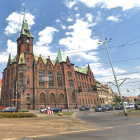  Dawna Biblioteka Uniwersytecka  przy ul. Szajnochy, a wcześniej budynek Miejskiej Kasy...