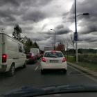 W rejonie AOW tworzą się ogromne korki  Autor: mgo