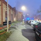 Pożar klubu Euforia wybuchł po 5 rano / fot. lubin.pl