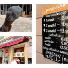 Włoskie lody Baroli (ul. Kuźnicza 65) - jedna gałka kosztuje 6.99 zł i waży około 80...