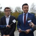 Mateusz Żak i Mateusz Jędrachowicz ze stowarzyszenia Nowy Wrocław  Autor: mat....