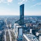Sky Tower przy ulicy Powstańców Śląskich 95, mierzy 212 metrów wysokości, ma 50 pięter...