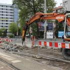 Remont na skrzyżowaniu Powstańców Śląskich z Hallera  Autor: MPK Wrocław