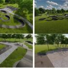 Pumptrack Maślice - wizualizacje  Autor: UM Wrocław